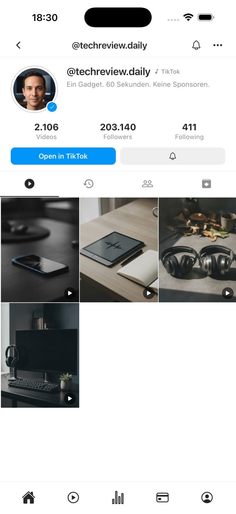 SocialChecker app: monitor TikTok and Instagram profiles in one app